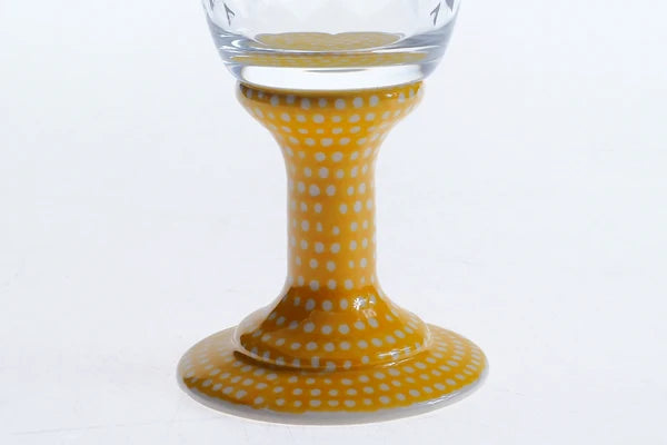 Glasbägare med keramikfot 1-43 ur MILLENA (0-serie) 350ml