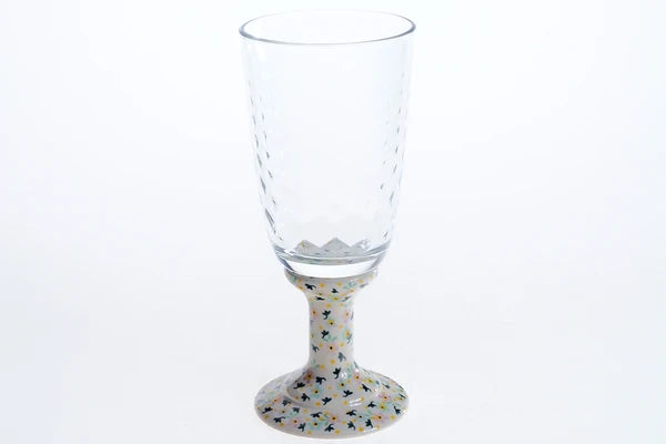 Glasbägare med keramikfot 1-43 ur MILLENA (0-serie) 350ml