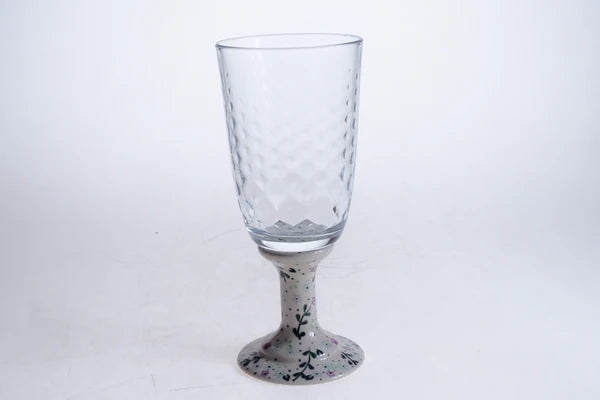 Glasbägare med keramikfot 1-43 ur MILLENA (0-serie) 350ml