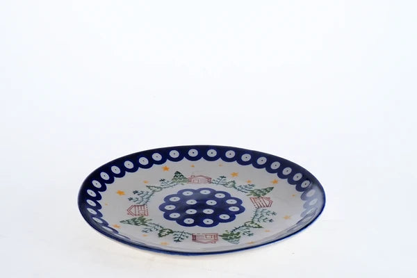 Handgjord assiett 4-01 ur MILLENA Ø190mm