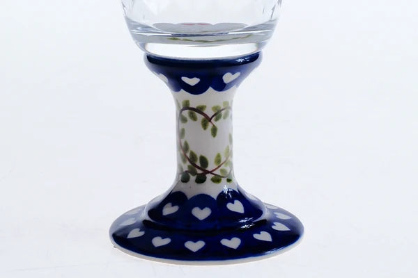 Glasbägare med keramikfot 1-43 ur MILLENA (0-serie) 350ml