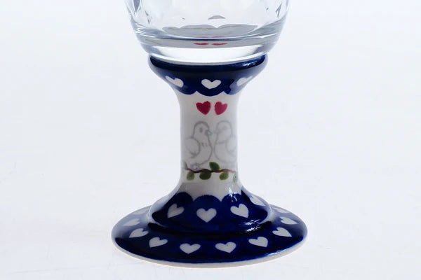 Glasbägare med keramikfot 1-43 ur MILLENA (0-serie) 350ml