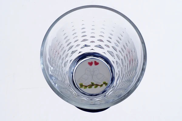 Glasbägare med keramikfot 1-43 ur MILLENA (0-serie) 350ml