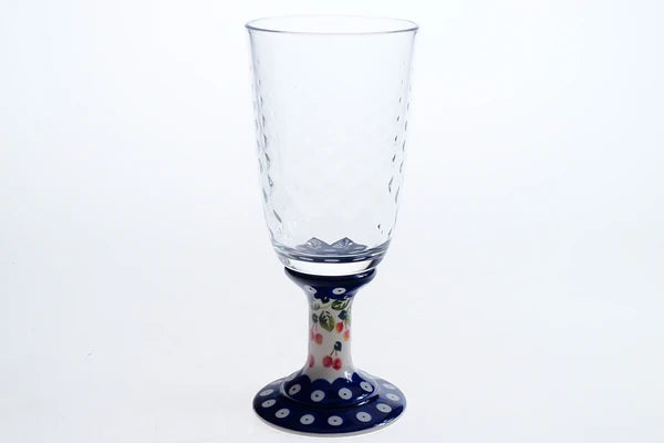 Glasbägare med keramikfot 1-43 ur MILLENA (0-serie) 350ml