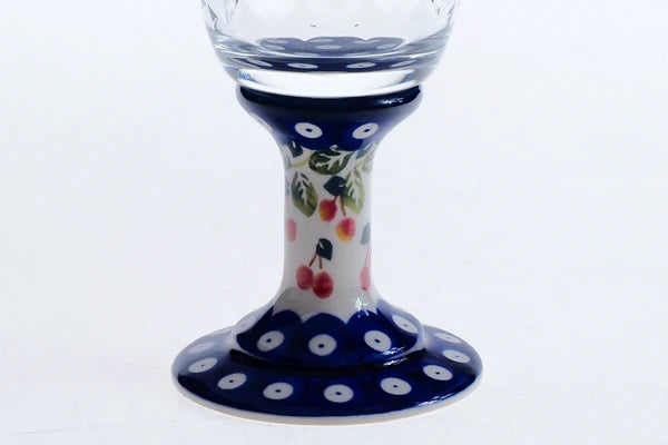 Glasbägare med keramikfot 1-43 ur MILLENA (0-serie) 350ml