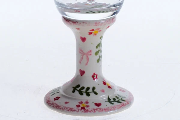 Glasbägare med keramikfot 1-43 ur MILLENA (0-serie) 350ml