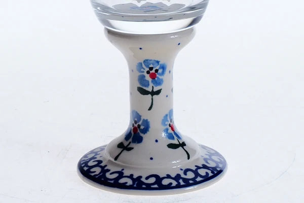 Glasbägare med keramikfot 1-43 ur MILLENA (0-serie) 350ml