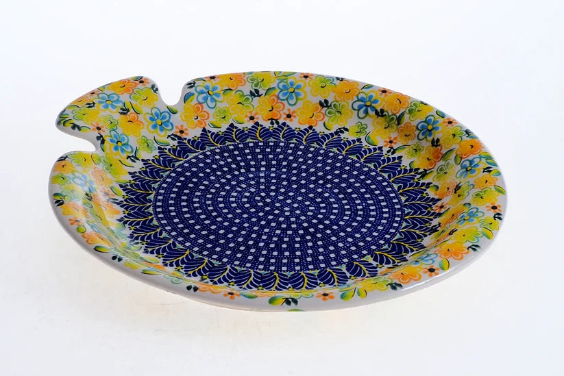 Handgjord fisk tallrik 4-45 ur MILLENA Ø290mm